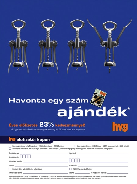 HVG 1/1 magazine ad